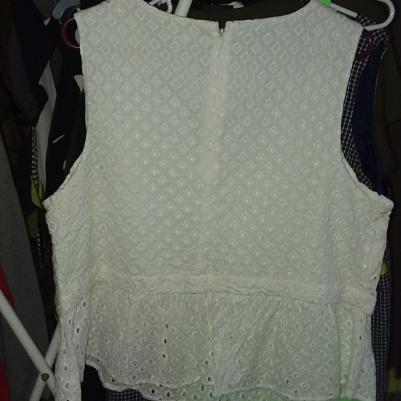 Off-white Crop Dress Top - Picture 6 of 8